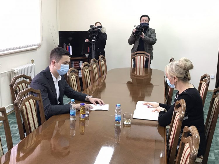 PRVA POSJETA PREDSJENIKA SKUPŠTINE GRADA DOMU ZDRAVLJA U BANJOJ LUCI