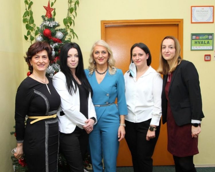 Prijem u kabinetu direktora povodom nastupajućih praznika