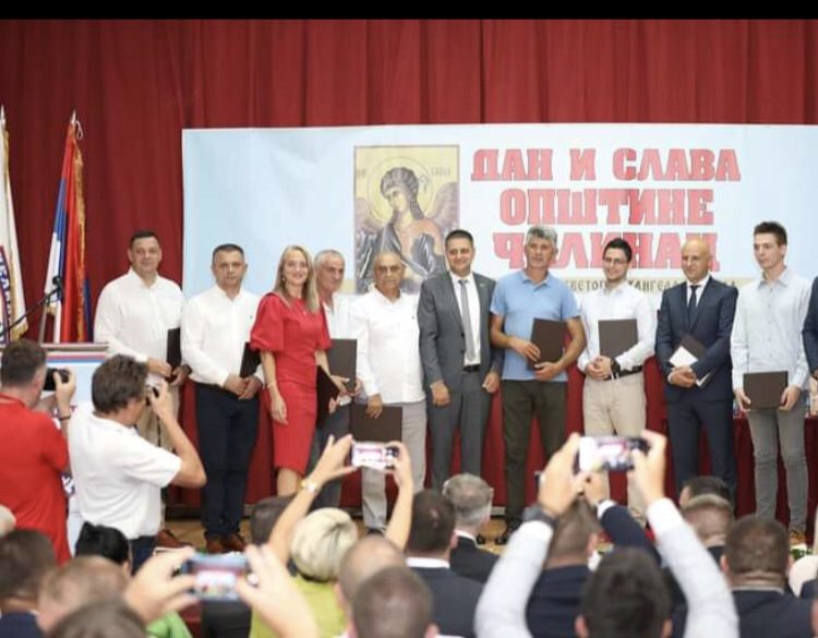 NAČELNIK OPŠTINE ČELINAC DODIJELIO ZAHVALNICU NAŠOJ USTANOVI ZA USPJEŠNU SARADNJU