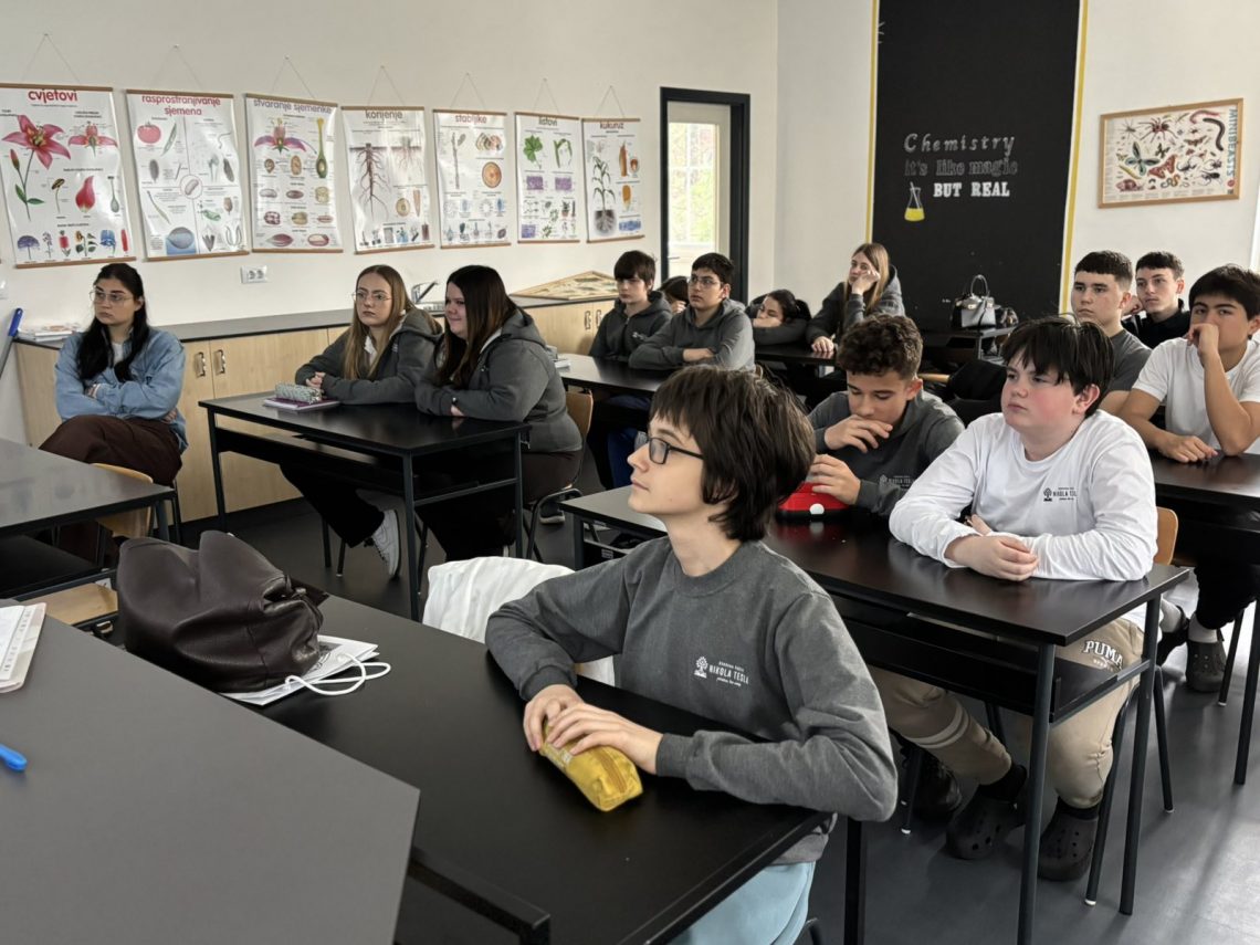 Edukacija za mlade: „Moje tijelo, moja odgovornost“ u OŠ „Nikola Tesla“