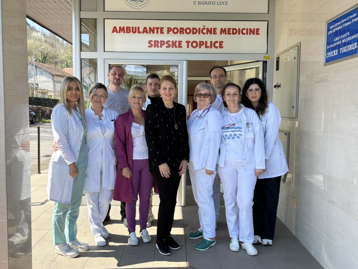 Direktorica Doma zdravlja Banja Luka posjetila ambulantu u Srpskim Toplicama