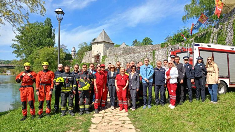 Uspješno izvedena pokazna vježba na obali Vrbasa