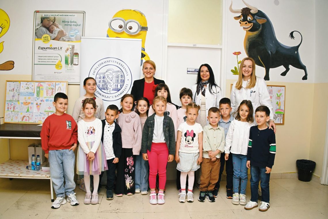 Budući prvačići u Domu zdravlja Banja Luka: Kroz igru i kreativnost do važnih poruka o zdravlju