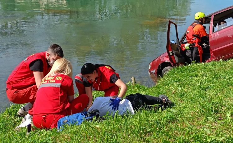 Uspješno izvedena pokazna vježba na obali Vrbasa