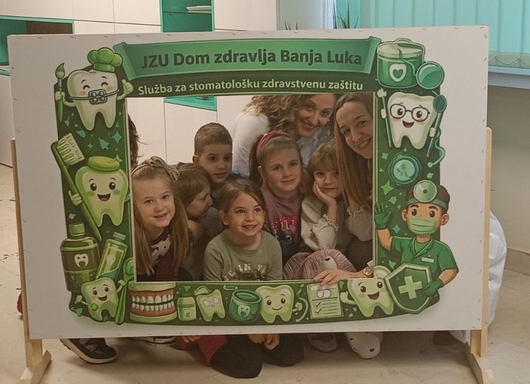 Mališani iz vrtića „Naša djeca“ u posjeti Službi za stomatološku zdravstvenu zaštitu