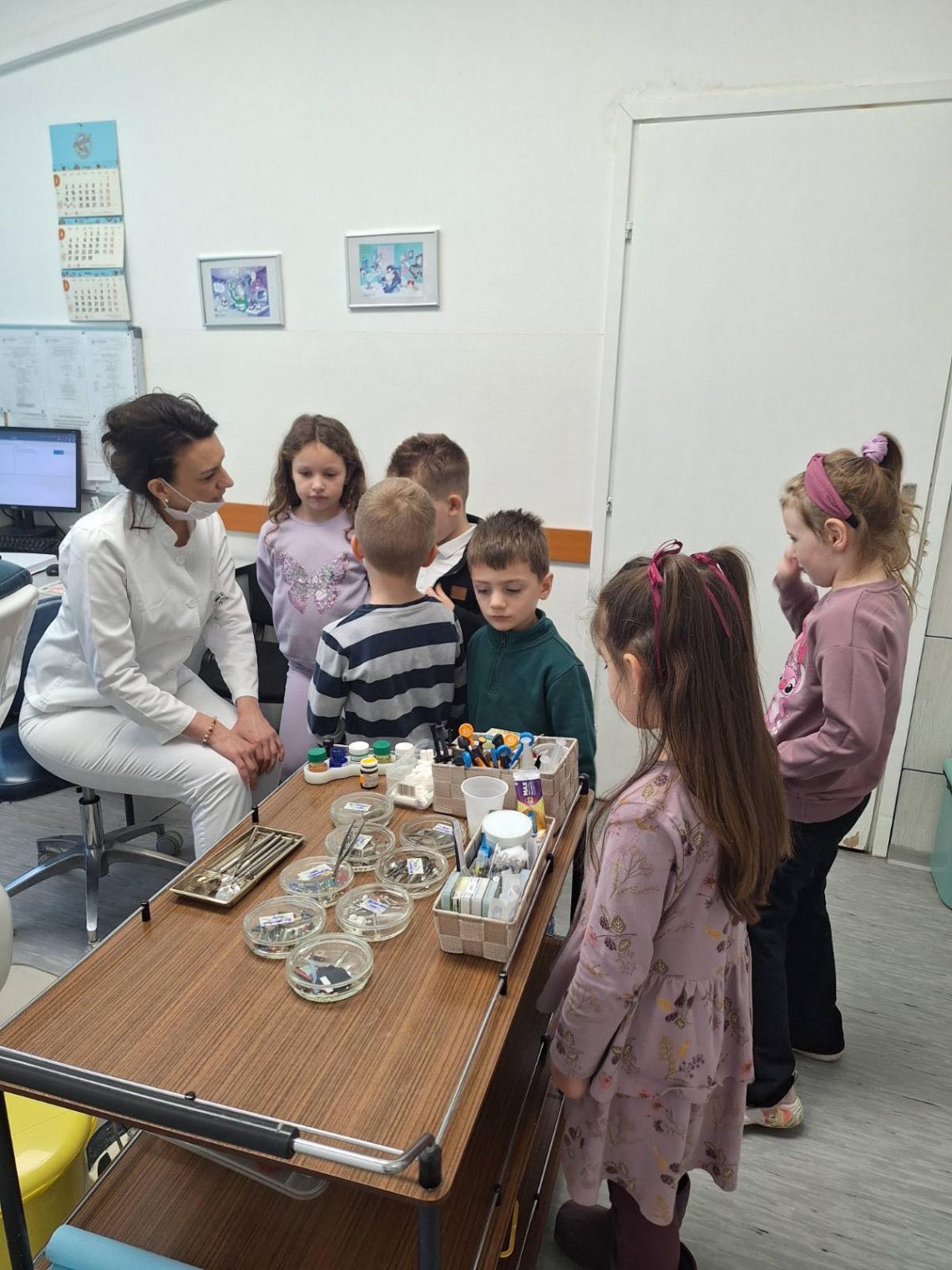 Mališani iz vrtića „Naša djeca“ u posjeti Službi za stomatološku zdravstvenu zaštitu
