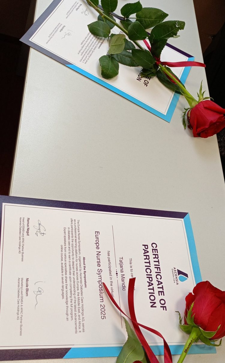 Edukacijom do kvalitetnije brige o pacijentima – medicinske sestre/tehničari Doma zdravlja Banja Luka učestvovali na evropskom simpozijumu o dijabetesu