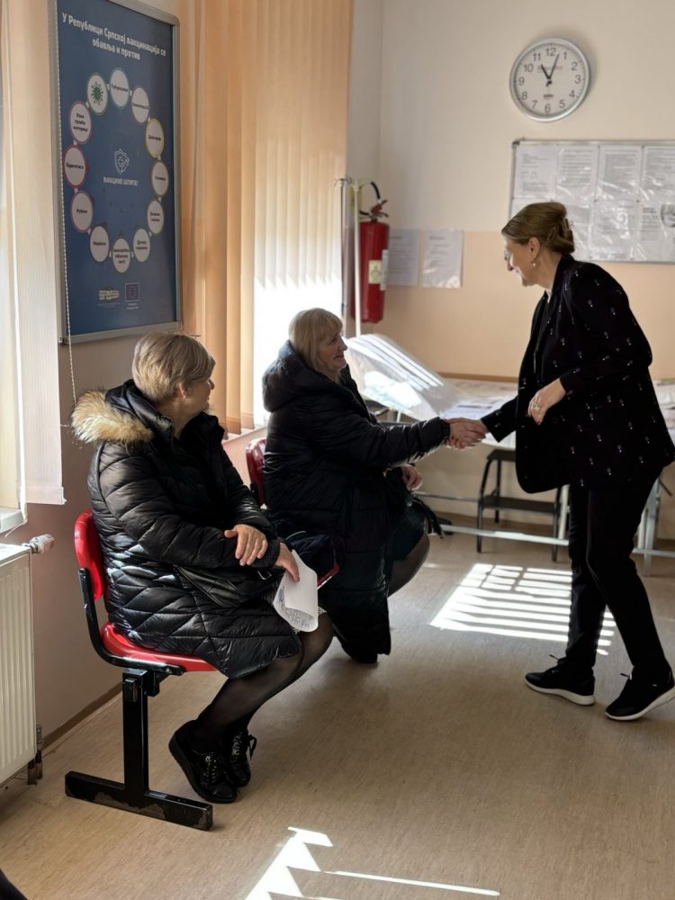 Direktorica Doma zdravlja Banja Luka posjetila ambulantu u Srpskim Toplicama