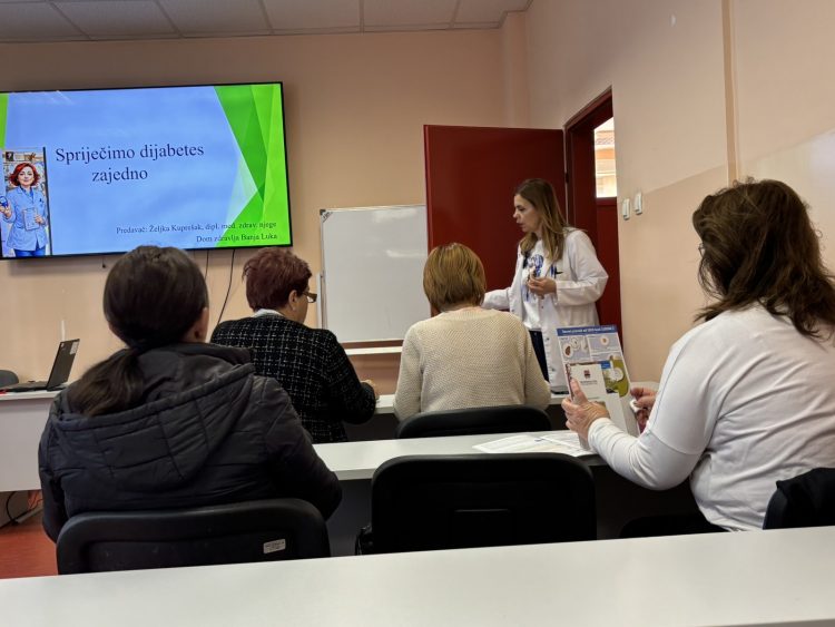 Obilježavanje Svjetskog dana zdravlja – održano edukativno predavanje o prevenciji dijabetesa