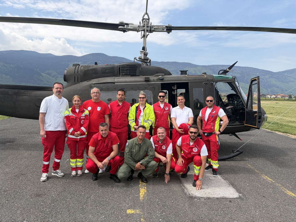 Učešće Službe hitne medicinske pomoći Doma zdravlja Banja Luka u Air MedEvac obuci